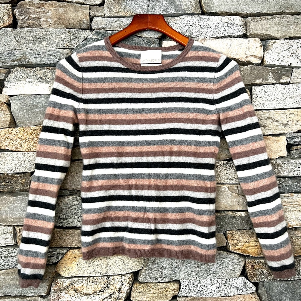 Cynthia Rowley Cashmere striped sweater women’s size S